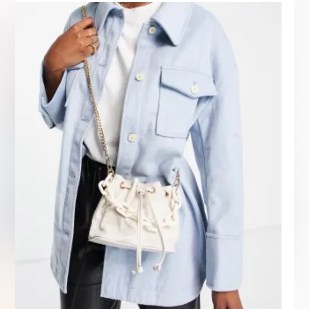 Cream Bucket Bag